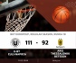 A treia calificare consecutiva pentru U-BT in play-off-ul BKT. U-BT-Aris 111-92